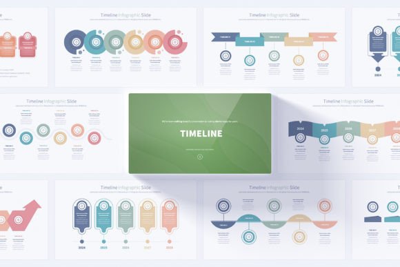 Elevate Your Presentations with Timeline PowerPoint Infographics Slides