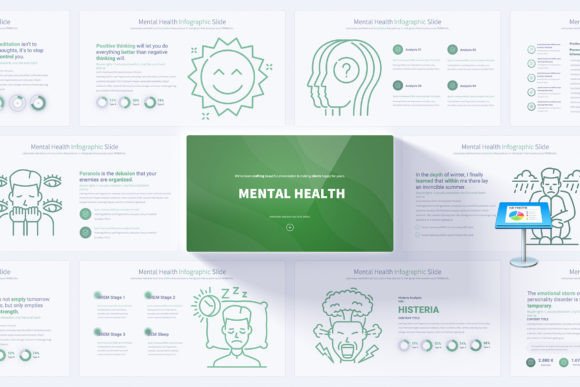 Elevating Discourse: The Role of Professional Mental Health Keynote Infographics