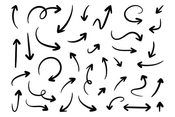 Hand Drawn Arrows for Visual Design: A Comprehensive Resource