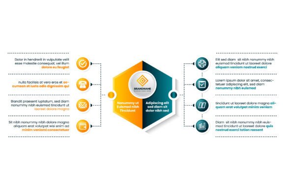 Harnessing Strategic Clarity with Hexagon Circle Infographics