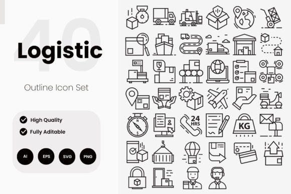 Logistic Outline Icons: An Evaluation for Design Projects