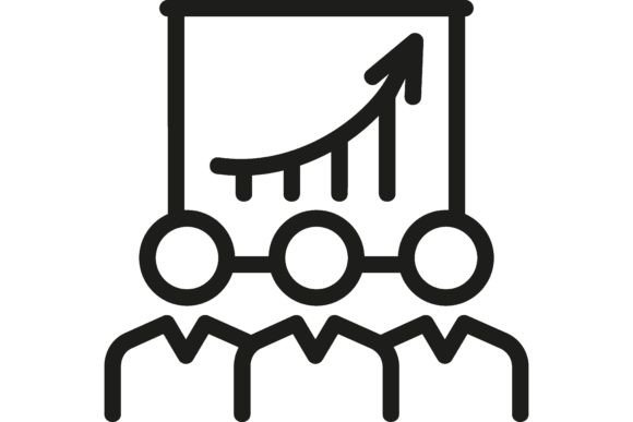 Measuring Progress: The Practical Power of Team Performance Line Icon Infographics