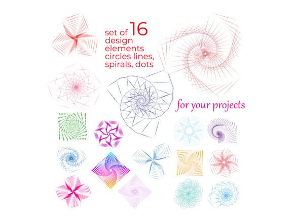 Spirals, Stars, Shells, and Dots for Creative Projects