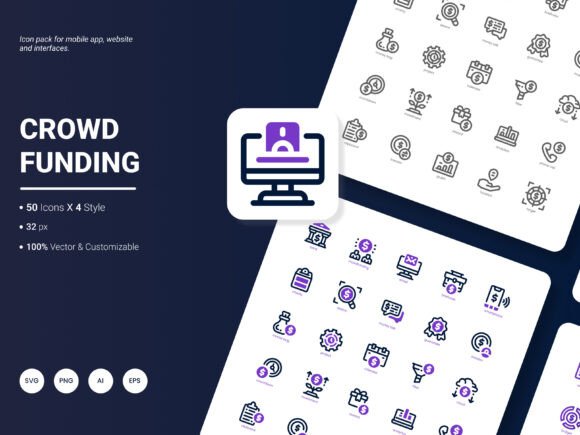 The Crowdfunding Icon Pack: A Modern Toolkit for Visual Communication