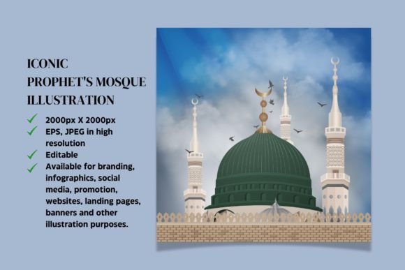 The Iconic Prophet's Mosque Illustration: A Guide for Effective and Respectful Use