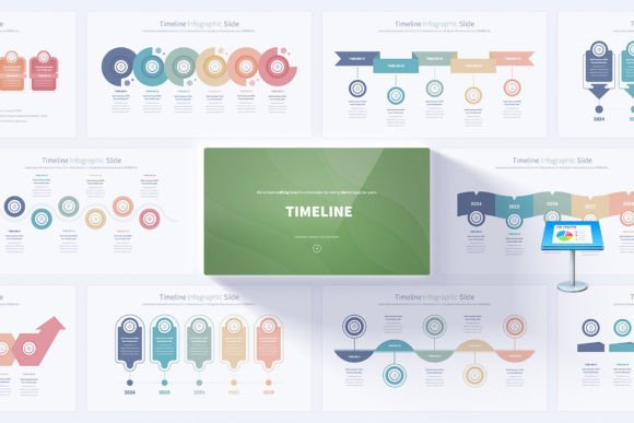 Timeline Keynote Infographics Slides: A Designer’s Toolkit