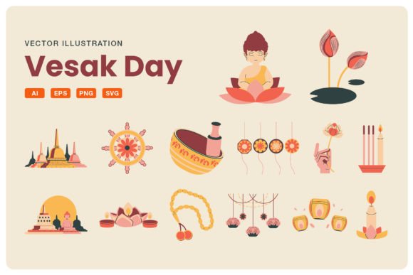 Vesak Day Illustrations: Modern Tools for Cultural Storytelling